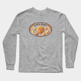 Let's Roll 80s Design Long Sleeve T-Shirt